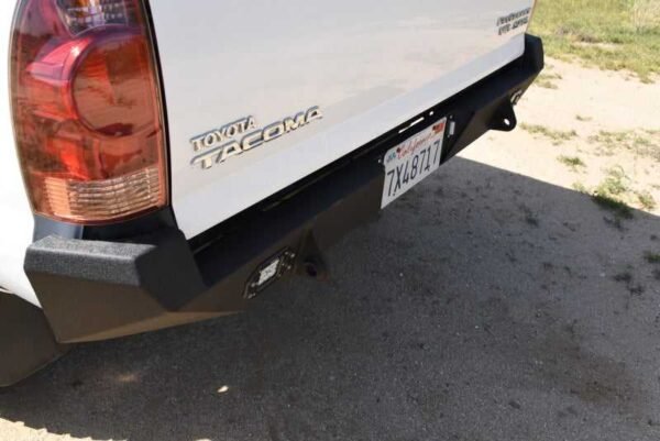 DV8 Offroad 05-15 Toyota Tacoma Rear Bumper - Black Powdercoat - Image 6