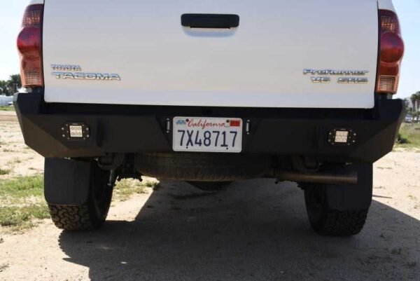 DV8 Offroad 05-15 Toyota Tacoma Rear Bumper - Black Powdercoat - Image 8