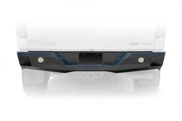 DV8 Offroad 07-13 Toyota Tundra Rear Bumper Winch Ready - Black Powdercoat - Image 2