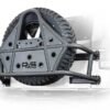 DV8 Offroad 07-18 Jeep Wrangler Body Mounted Tire Carrier