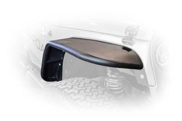 DV8 Offroad 07-18 Jeep Wrangler JK Front & Rear Flat Tube Fenders - Image 2