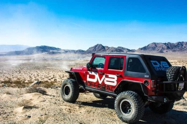 DV8 Offroad 07-18 Jeep Wrangler JK Front & Rear Flat Tube Fenders - Image 9