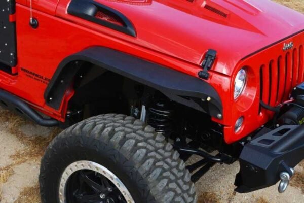 DV8 Offroad 07-18 Jeep Wrangler JK Front & Rear Slim Fenders - Image 7