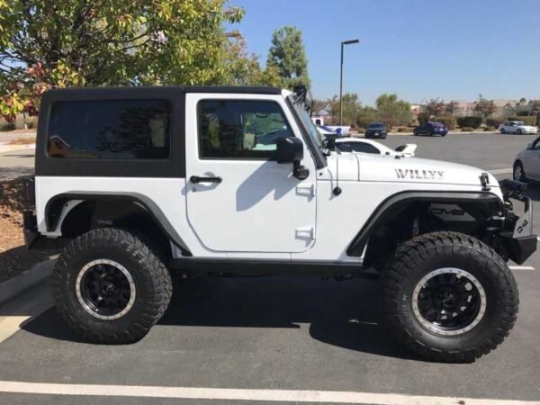 DV8 Offroad 07-18 Jeep Wrangler JK Front & Rear Slim Fenders - Image 8