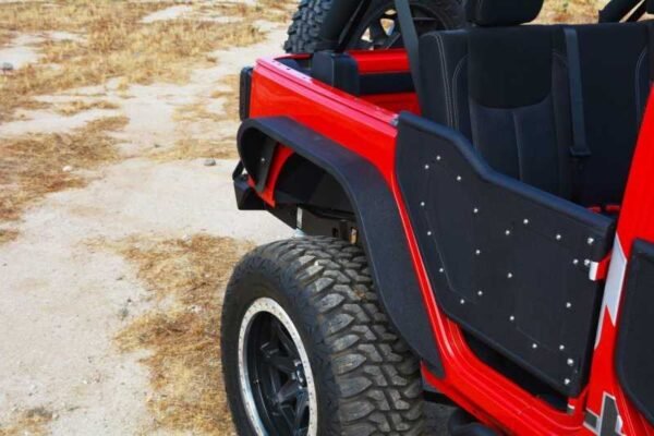 DV8 Offroad 07-18 Jeep Wrangler JK Front & Rear Slim Fenders - Image 9