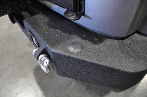 DV8 Offroad 07-18 Jeep Wrangler JK Full Length Rear Bumper w/ Light Holes - Image 6