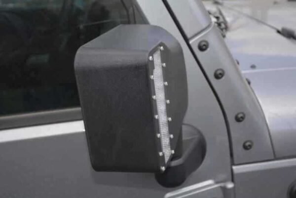 DV8 Offroad 07-18 Jeep Wrangler JK LED Mirror Housing w/ Turn Signal Option - Image 7