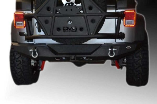 DV8 Offroad 07-18 Jeep Wrangler JK Rear Bumper Full Length - Image 2