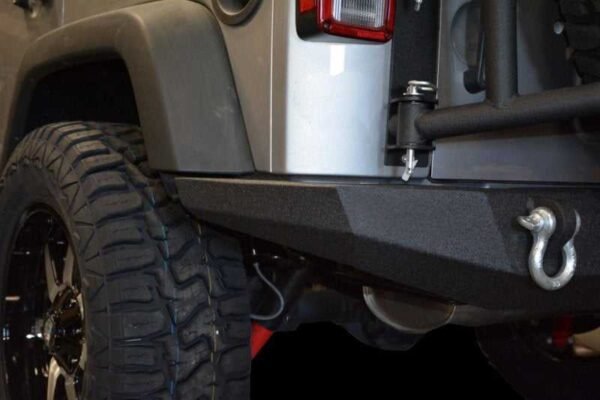 DV8 Offroad 07-18 Jeep Wrangler JK Rear Bumper Full Length - Image 4