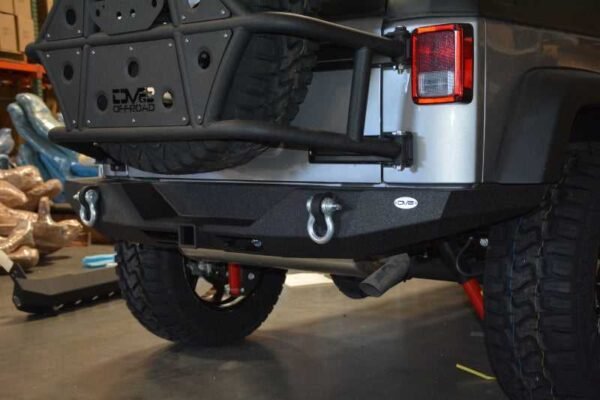 DV8 Offroad 07-18 Jeep Wrangler JK Rear Bumper Full Length - Image 8