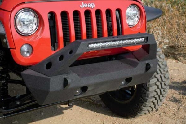DV8 Offroad 07-18 Jeep Wrangler JK/JL Front Stubby Bumper - Image 5