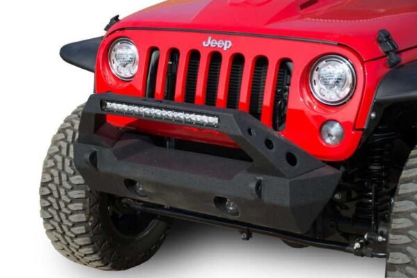 DV8 Offroad 07-18 Jeep Wrangler JK/JL Front Stubby Bumper - Image 9