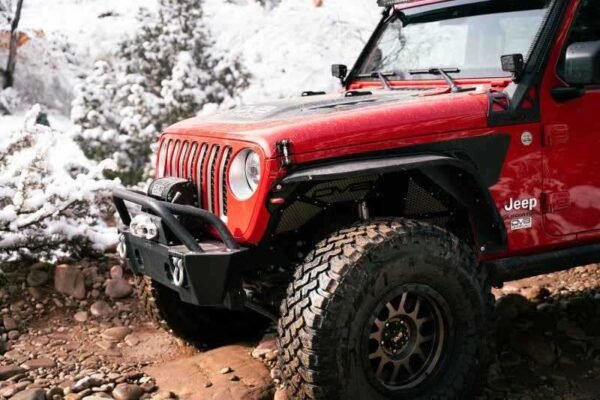 DV8 Offroad 07-22 Jeep Wrangler JK/JL Pocket Front Bumper - Image 8