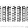 DV8 Offroad 2007-2018 Jeep JK Black Grille Inserts