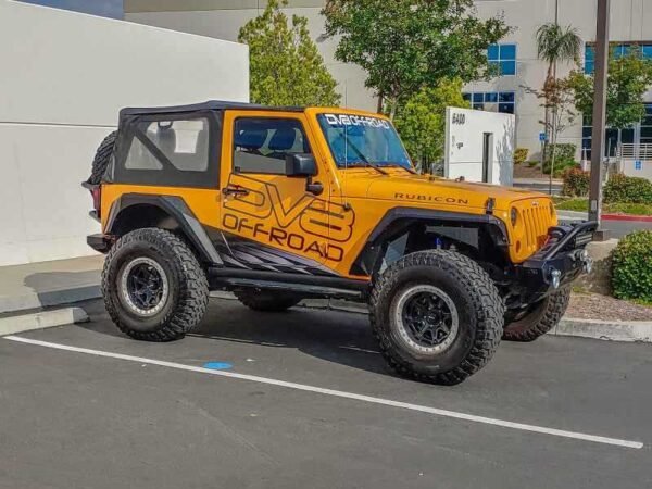 DV8 Offroad 2007-2018 Jeep Wrangler Armor Fenders - Image 2