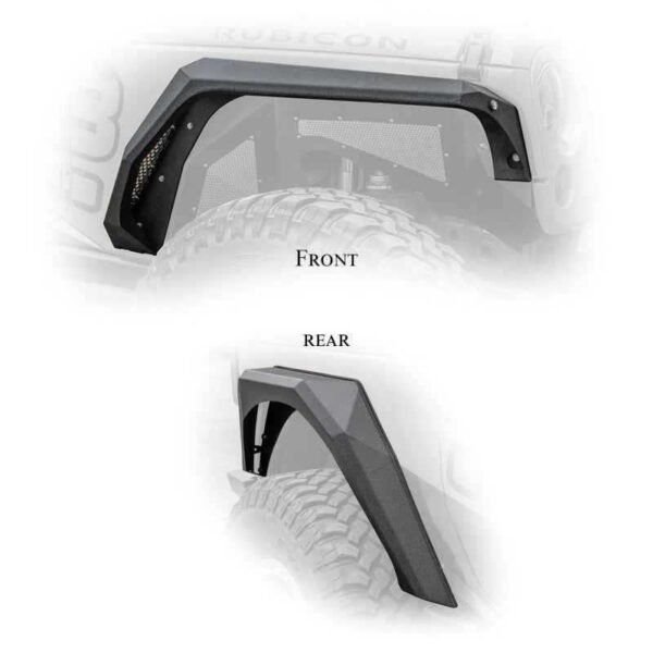 DV8 Offroad 2007-2018 Jeep Wrangler Armor Fenders - Image 3