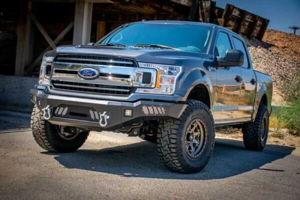 DV8 Offroad 2018+ Ford F-150 Front Bumper w/ Light Holes - Image 4