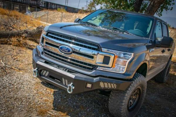 DV8 Offroad 2018+ Ford F-150 Front Bumper w/ Light Holes - Image 8