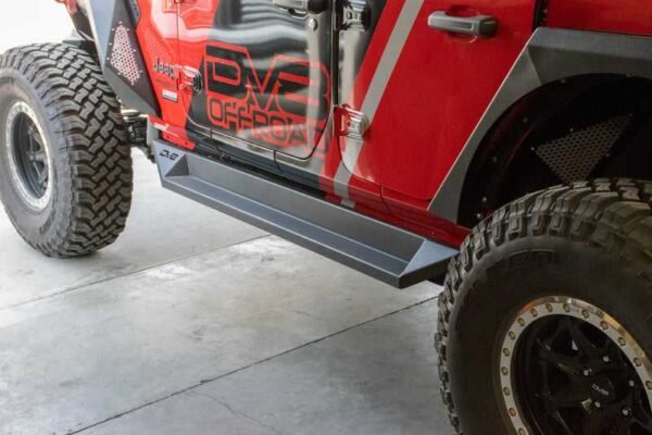 DV8 Offroad 2018+ Jeep Wrangler JL Plated Side Step Slider - Image 4