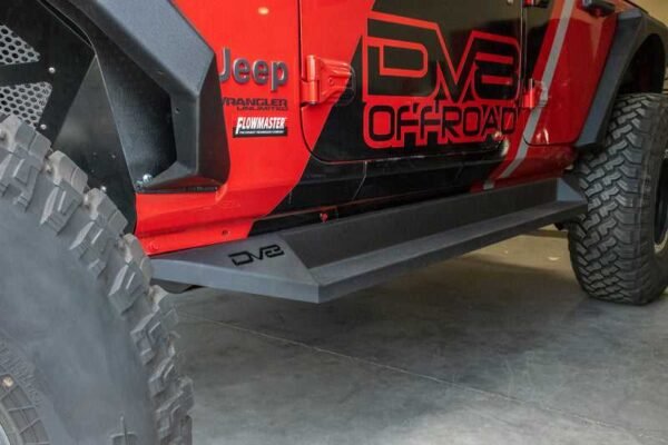 DV8 Offroad 2018+ Jeep Wrangler JL Plated Side Step Slider - Image 5