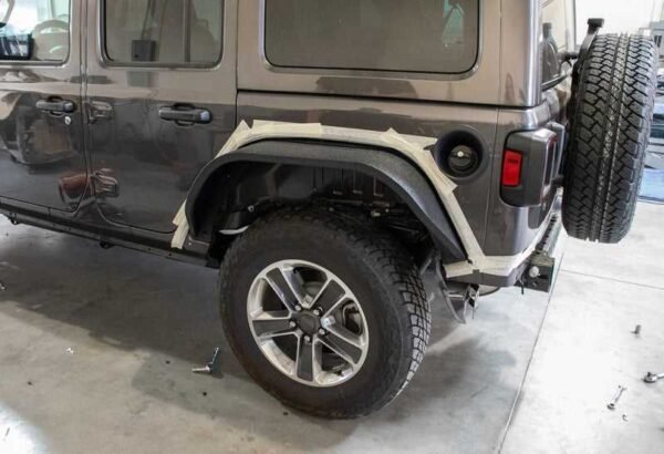DV8 Offroad 2018+ Jeep Wrangler JL Wide Flat Fenders (Set of 4) - Image 3