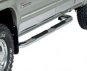 DZ370762 Dee Zee NERF BAR ROUND 3 NERF BAR SLVRDO EXT CAB
