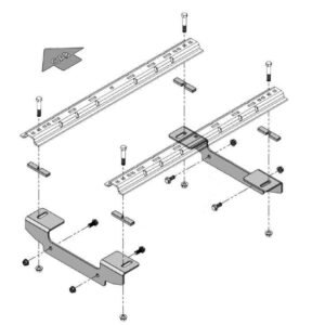 Demco 8552037 Frame Bracket Kit F/2020 Chevy/Gmc2