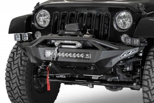 F951232080103 Addictive Desert Designs 07-18 Jeep Wrangler JK Stealth Fighter Front Bumper w/ Winch Mount
