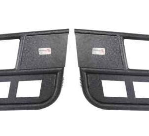 Fishbone Offroad 97-06 Jeep Wrangler TJ Front Tube Doors - Black Textured Powdercoat Steel