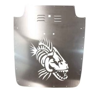 Fishbone Offroad 03-06 Jeep Wrangler TJ Hood Louver Raw Unpainted
