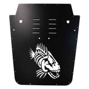 Fishbone Offroad 07-12 Jeep Wrangler JK Hood Louver - Black