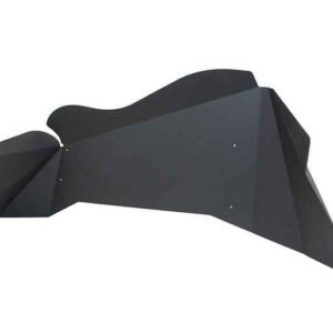 Fishbone Offroad 07-18 Jeep Wrangler JK Aluminum Rear Inner Fenders - Black Powercoat