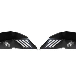Fishbone Offroad 2018+ Jeep Wrangler - Black Powdercoat Rear Inner Fenders