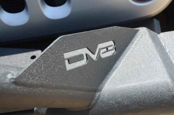 DV8 Offroad 07-18 Jeep Wrangler JK/JL FS-13 Steel Stubby Front Bumper w/ Fog Lights - Image 3