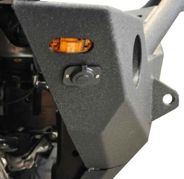 DV8 Offroad 07-18 Wrangler JK FS-18 Mid Length Steel Front Bumper w/ Fog Lights - Image 7