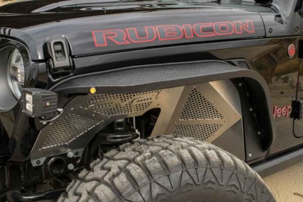 DV8 Offroad 2018+ Wrangler JL Slim Fenders w/ LED Turn Signal Lights (Set of 4) - Image 4