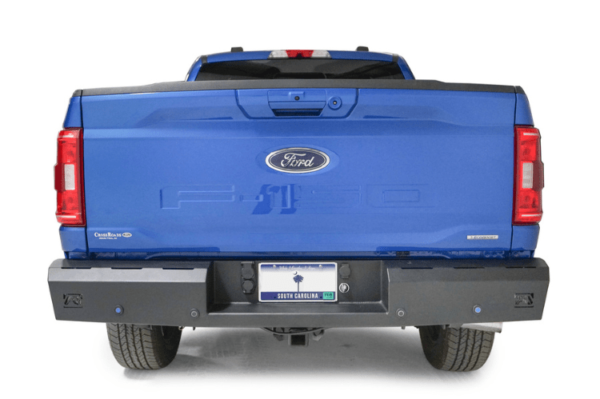 FF21-RT5150-1 Fab Fours Red Steel Rear Bumper