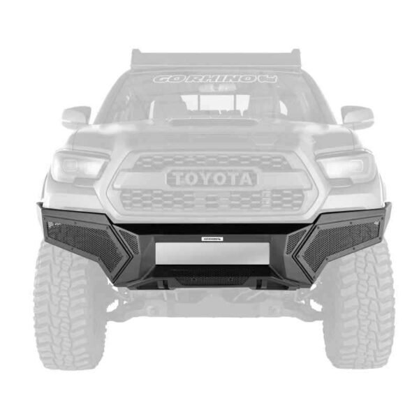 Go Rhino 16-21 Toyota Tacoma Element Front Bumper with Fixed Light Bar Mount Textured Black - Image 2