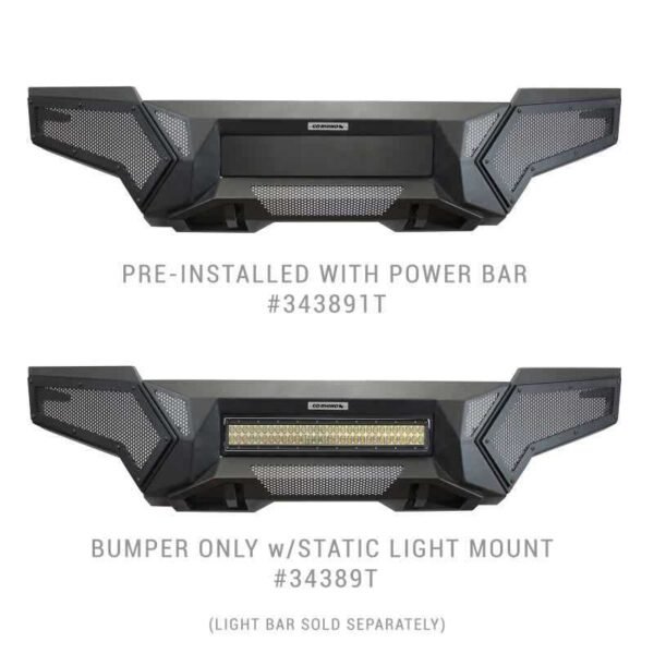 Go Rhino 16-21 Toyota Tacoma Element Front Bumper with Fixed Light Bar Mount Textured Black - Image 6
