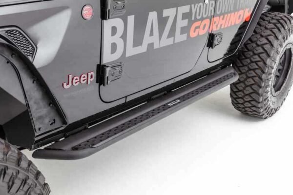 Go Rhino 19-20 Ford Ranger Dominator Extreme DSS SideSteps Complete Kit w/SideStep + Brkts - Image 3