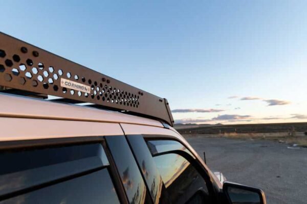 Go Rhino Low Profile Aluminum Roof Rack for 21-23 Ford F-150 CC - Textured Black - Image 3