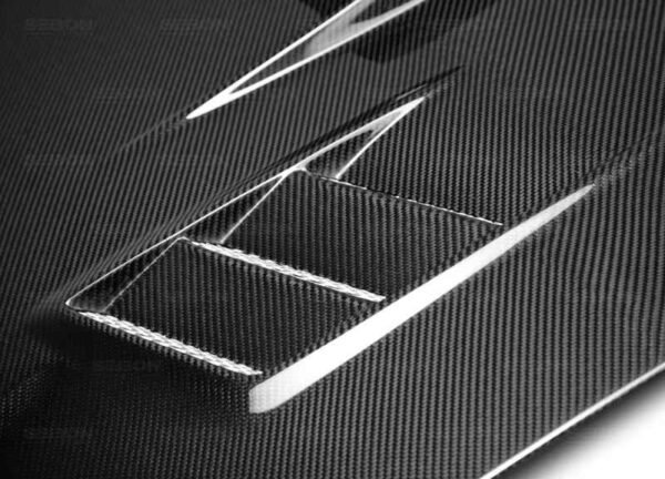 Seibon 04-05 Subaru WRX/STi CWII Carbon Fiber Hood - Image 4