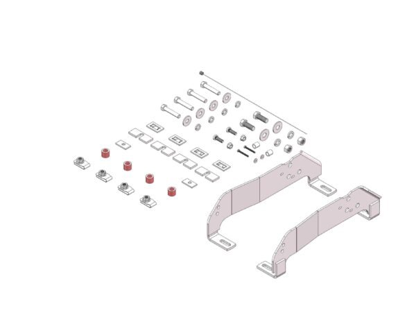 HUS31397 Husky Towing Fifth Wheel Trailer Hitch Mount Kit Bracket