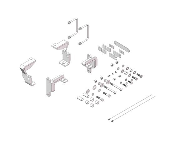 HUS32221 Husky Towing Fifth Wheel Trailer Hitch Mount Kit Bracket
