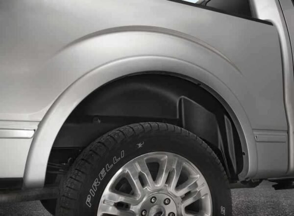 Husky Liners 07-13 Chevy/GMC Silverado/Sierra Black Rear Wheel Well Guards - Image 4
