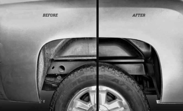 Husky Liners 07-13 Chevy/GMC Silverado/Sierra Black Rear Wheel Well Guards - Image 5