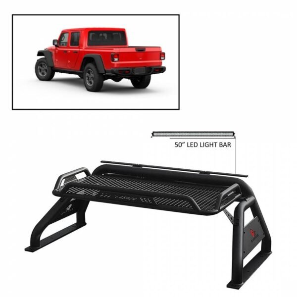ATRB9BK-KIT Black Horse Atlas Roll Bar Kit