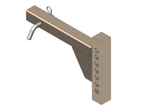 BXW4001 Blue Ox Weight Distribution Hitch Shank
