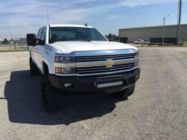 Iron Cross 07-13 Chevrolet Silverado 1500 Low Profile Front Bumper - Gloss Black - Image 2