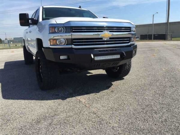 Iron Cross 07-13 Chevrolet Silverado 1500 Low Profile Front Bumper - Gloss Black - Image 3